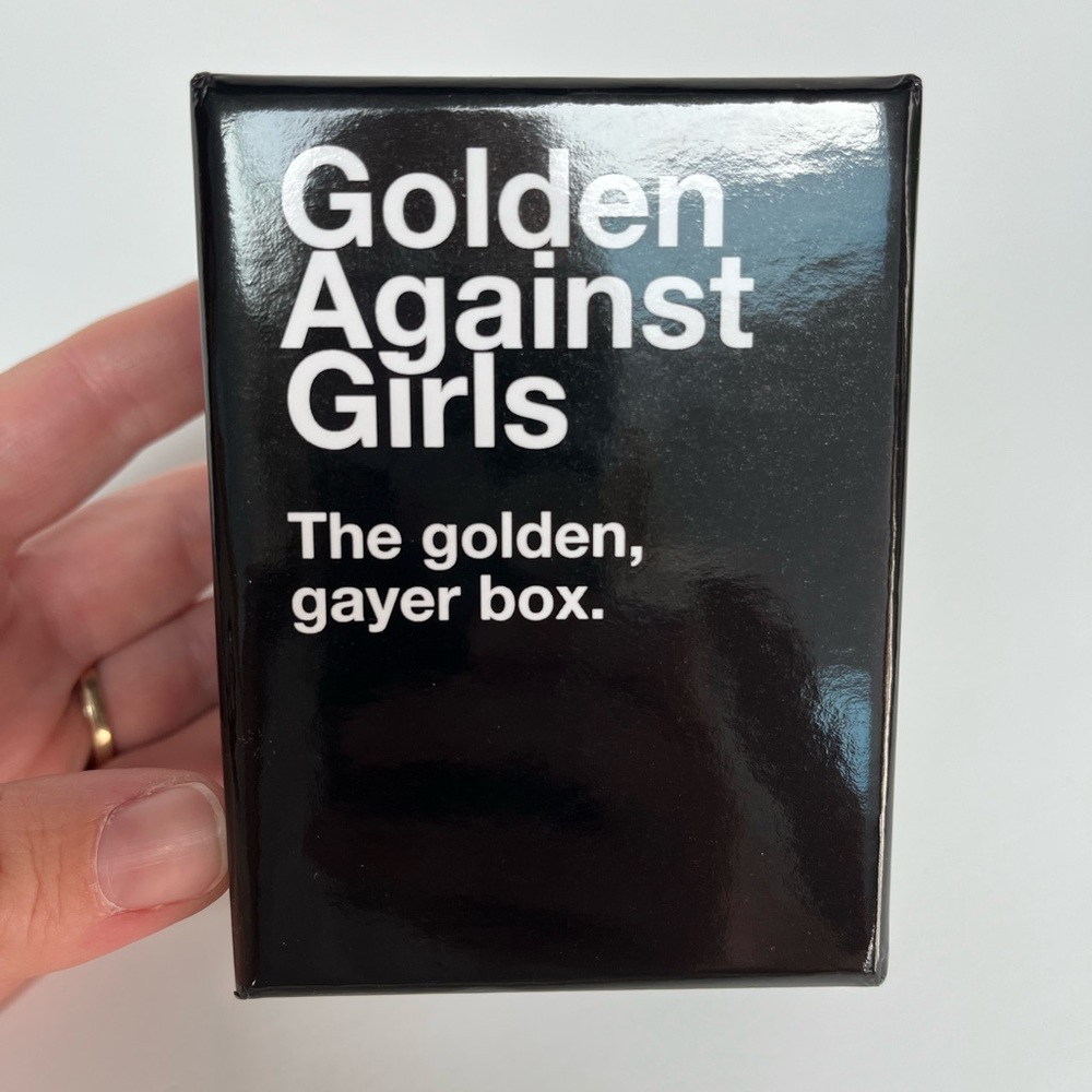 Golden Against Girls card game